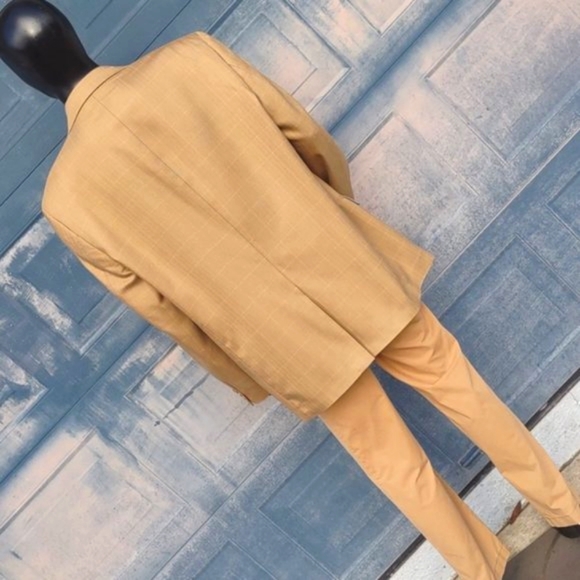 Alan Flusser MEN'S Silk & Worsted Wool Luxury Blend Window Paigne Blazer - Picture 14 of 17